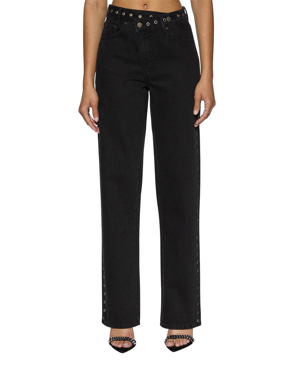 Womens Relax Jean Vice Relaxed Denim Jeans - Black