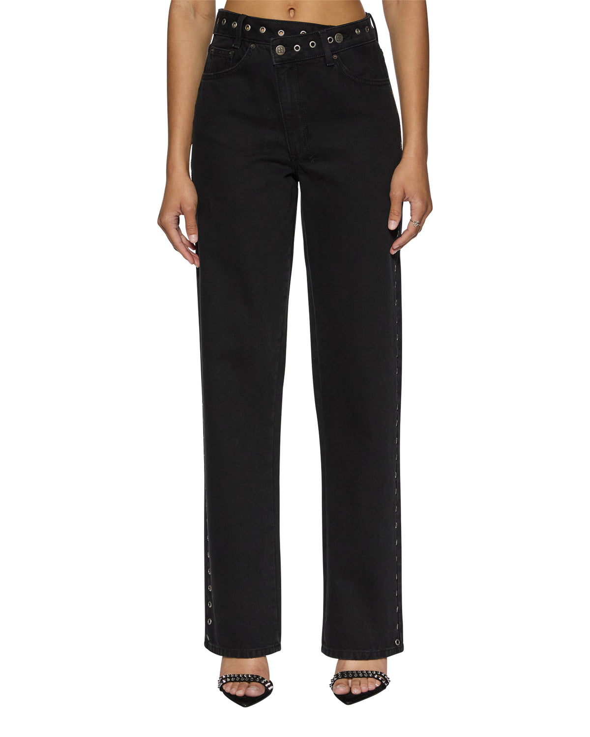 Womens Relax Jean Vice Relaxed Denim Jeans - Black