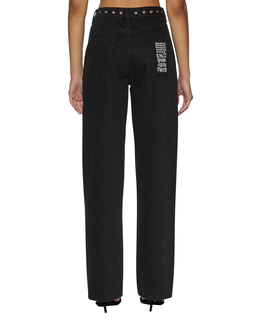 Womens Relax Jean Vice Relaxed Denim Jeans - Black