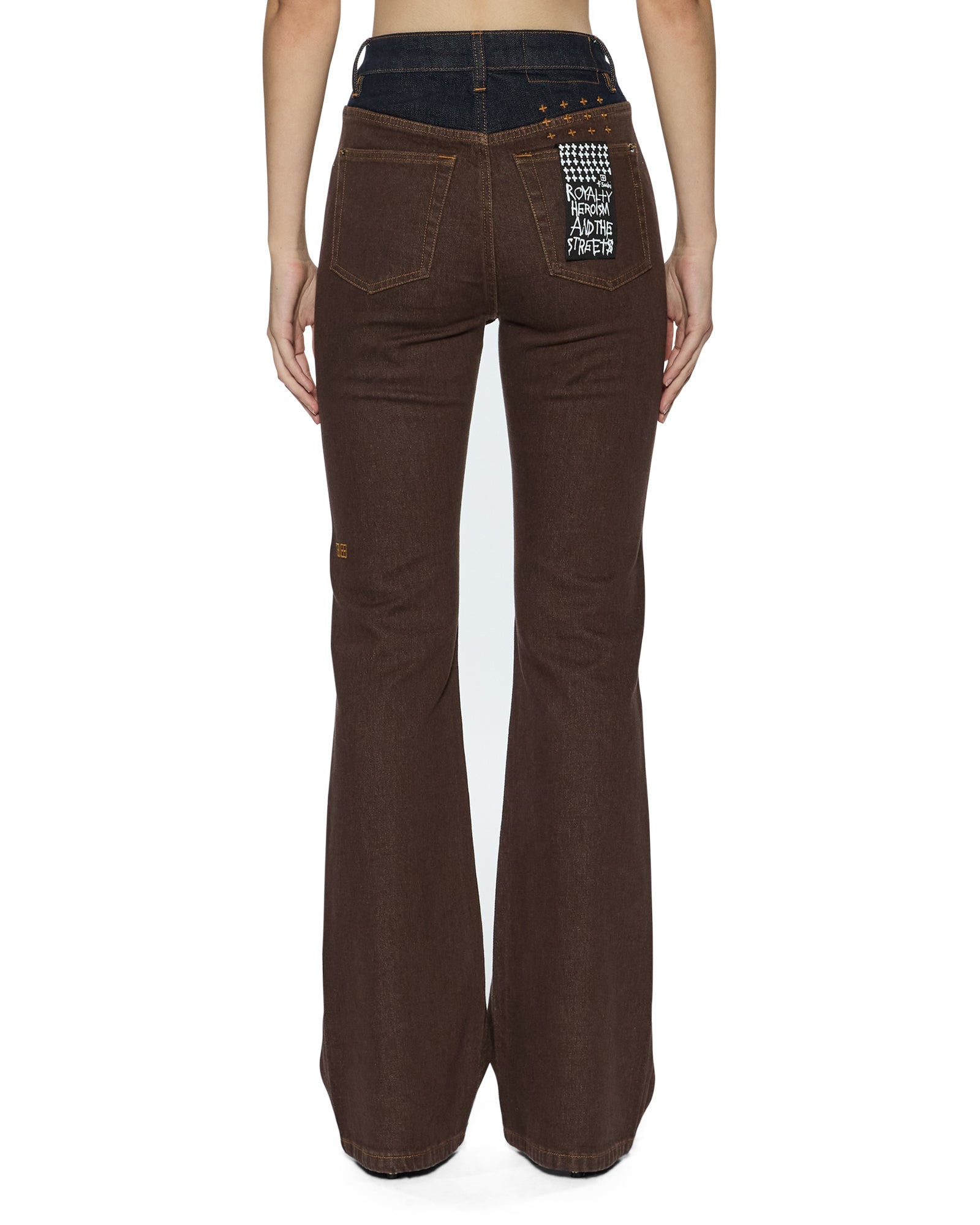 WOMENS  SOHO JEAN ORIGINAL SPLICED BOOTCUT DENIM JEANS