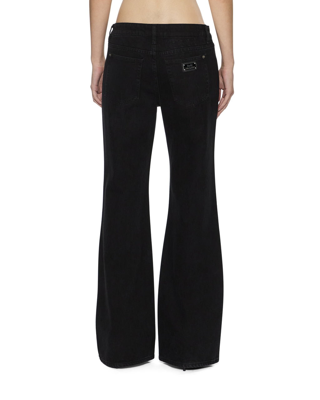 WOMENS SOHO LO JET BLACK DENIM JEANS