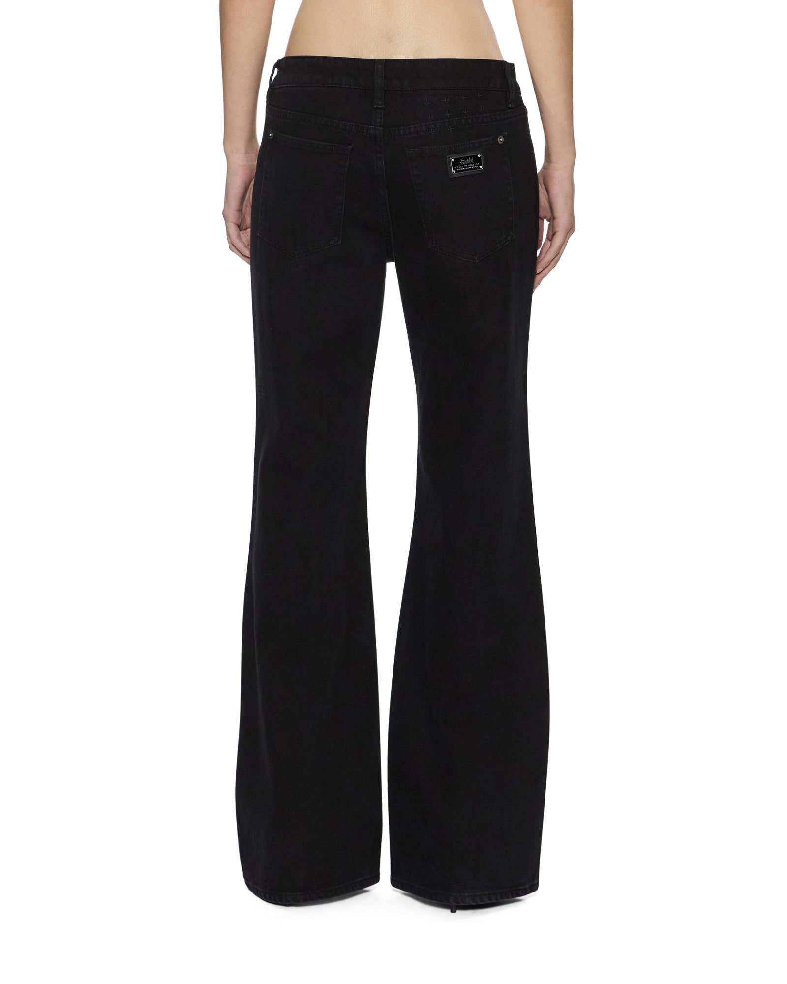 WOMENS  SOHO LO JET BLACK BOOTCUT DENIM JEANS