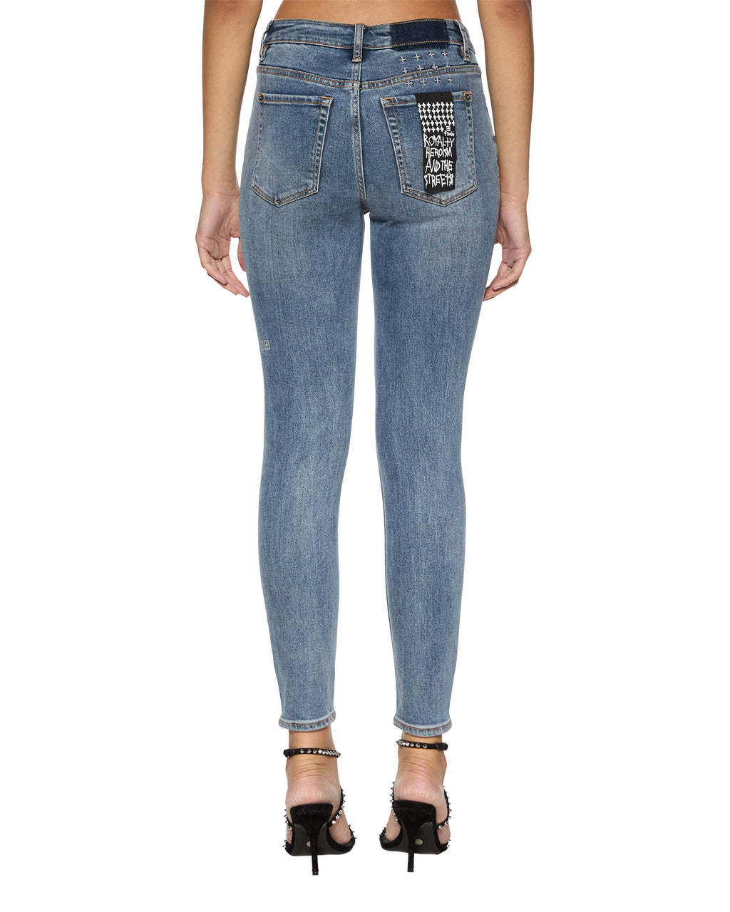 WOMENS SPRAY ON TRUE VINTAGE DENIM JEANS
