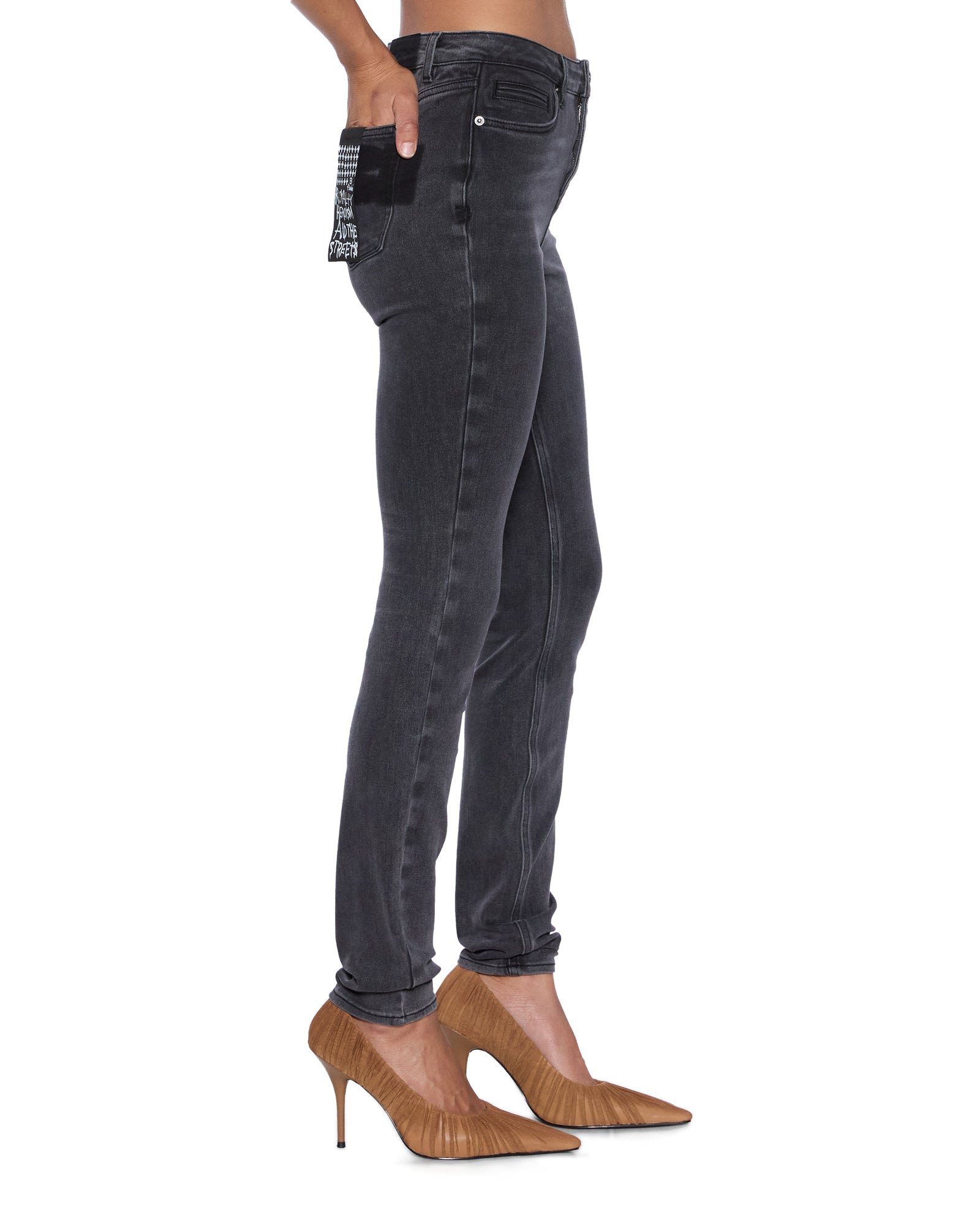 WOMENS  SPRAY ON XTRA SOTT NIGHTSHADE SKINNY DENIM JEANS