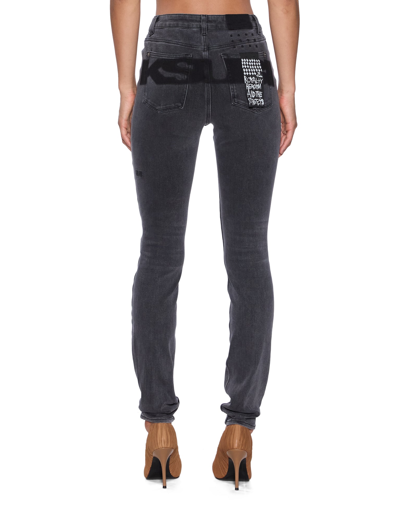 WOMENS  SPRAY ON XTRA SOTT NIGHTSHADE SKINNY DENIM JEANS