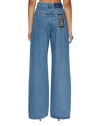 Womens Strider Heritage Wide Denim Jeans - Denim
