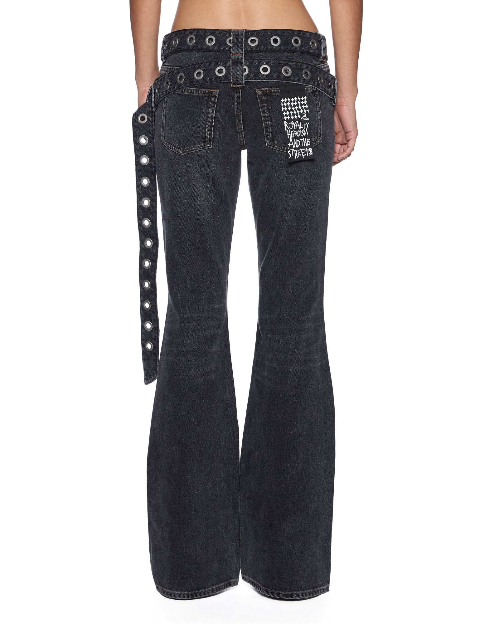 Womens Soho Lo Jean Opium Belted Slim Denim Jeans | Ksubi ++