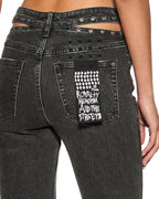 WOMENS SOHO PIERCED SHADOW DENIM JEANS
