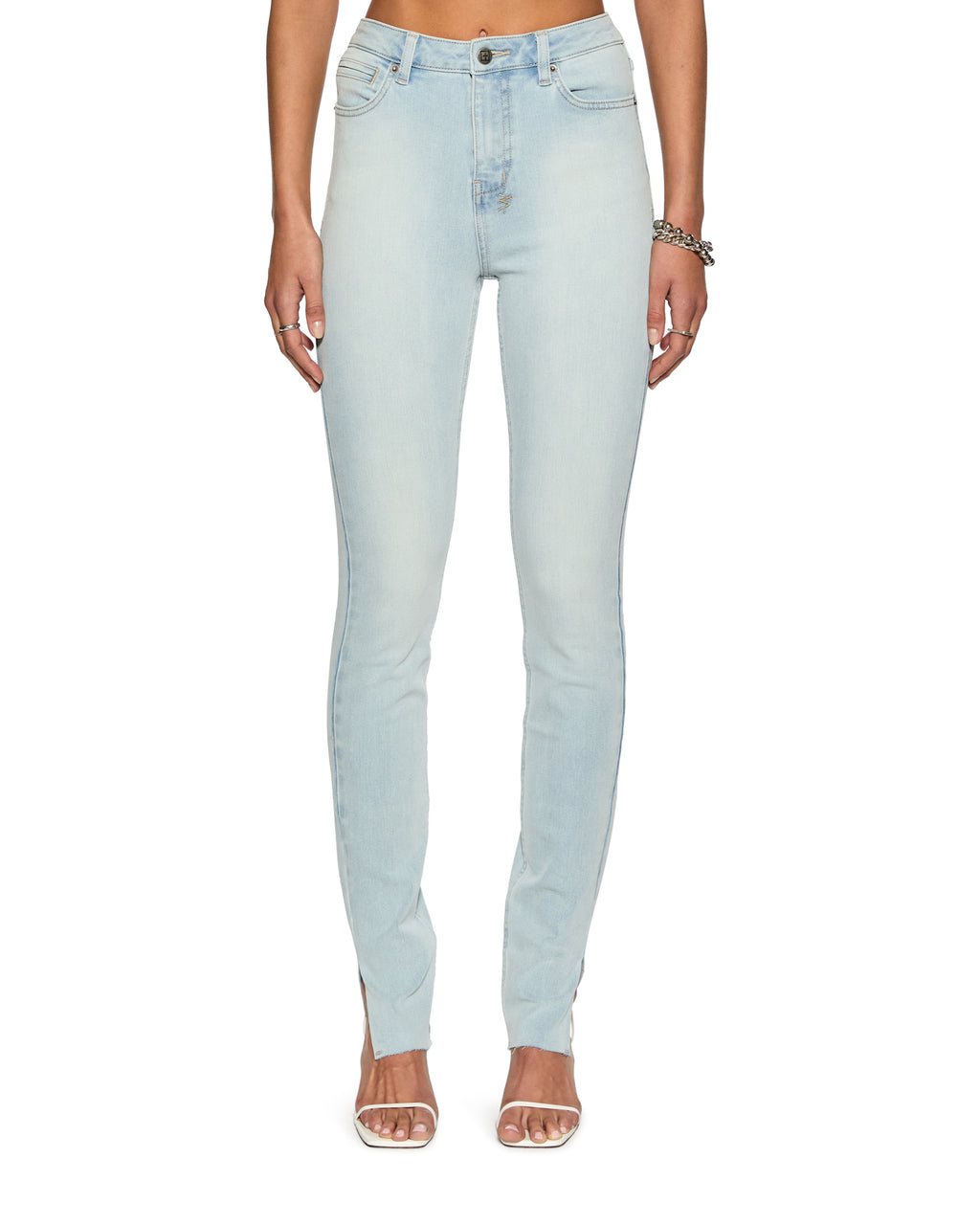 Womens Spray On Xtra Sense Sott Skinny Denim Jeans - Denim