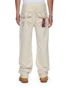 MENS KSUBI X ALICE HOLLYWOOD TORO IVORY DENIM JEANS