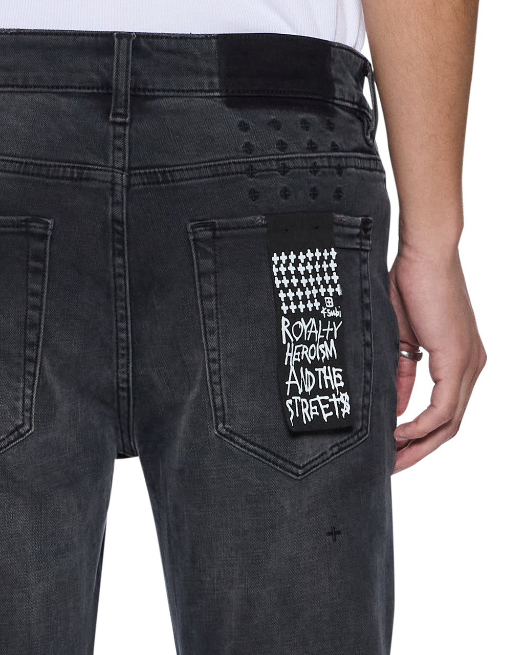 MENS VAN WINKLE 3RD DEGREE BLACK 99 DENIM JEANS