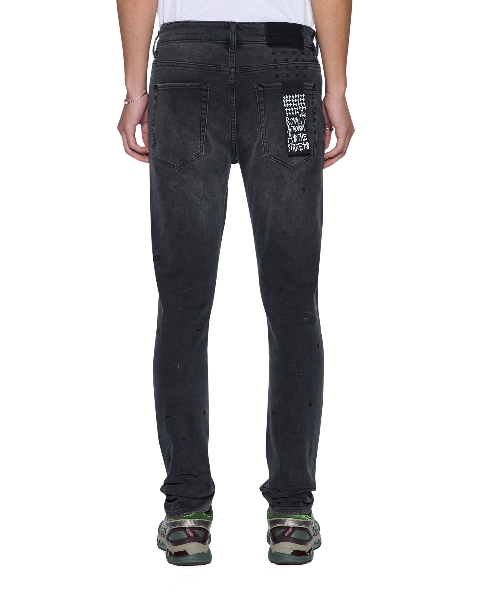 MENS  VAN WINKLE 3RD DEGREE BLACK 99 SKINNY DENIM JEANS