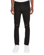 MENS VAN WINKLE ACE BLACK SLICE DENIM JEANS