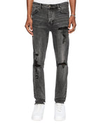 MENS VAN WINKLE ANGST TRASHED DENIM JEANS
