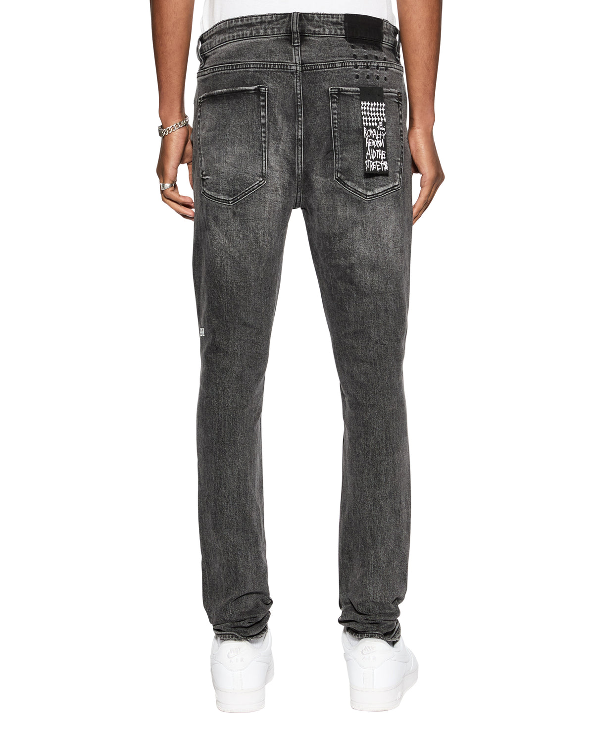 MENS VAN WINKLE ANGST TRASHED DENIM JEANS