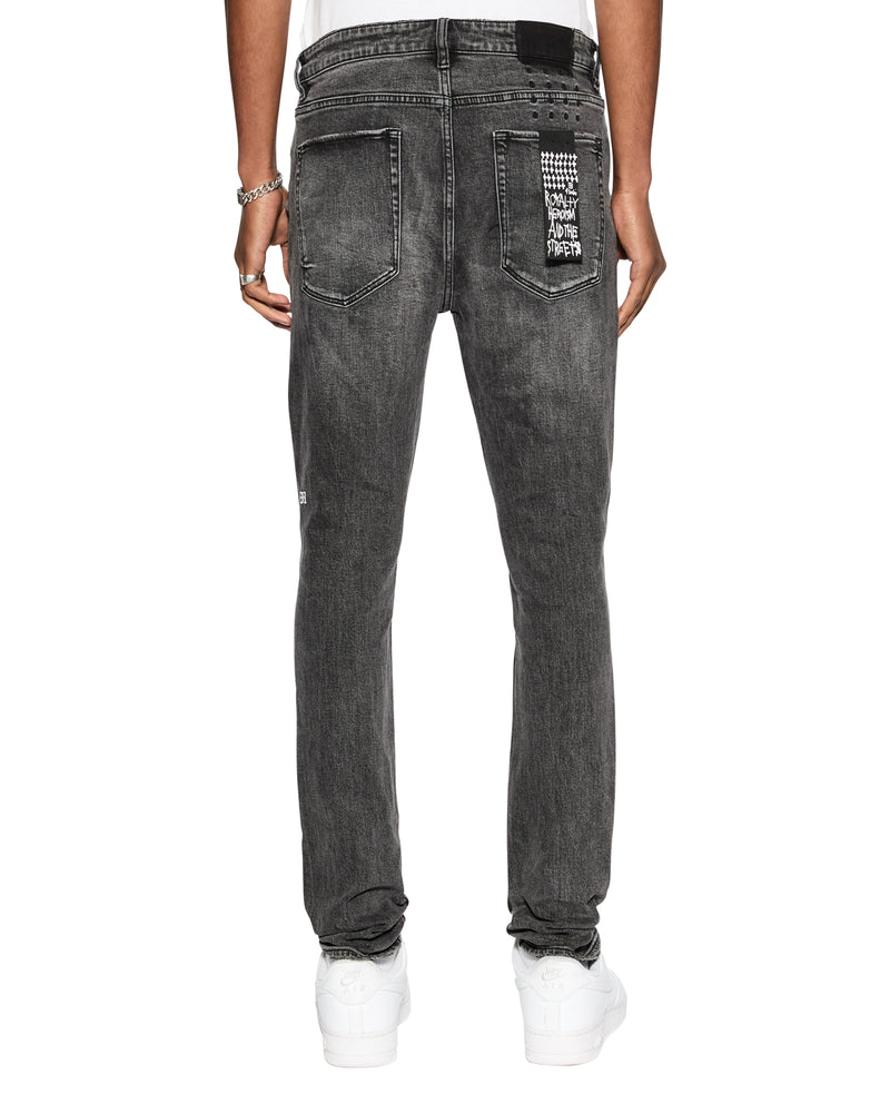Van Winkle Angst Trashed | Black Stonewash Jeans | Ksubi ++