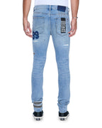 Mens Van Winkle Antike 1999 Repair Skinny Denim Jeans - Denim