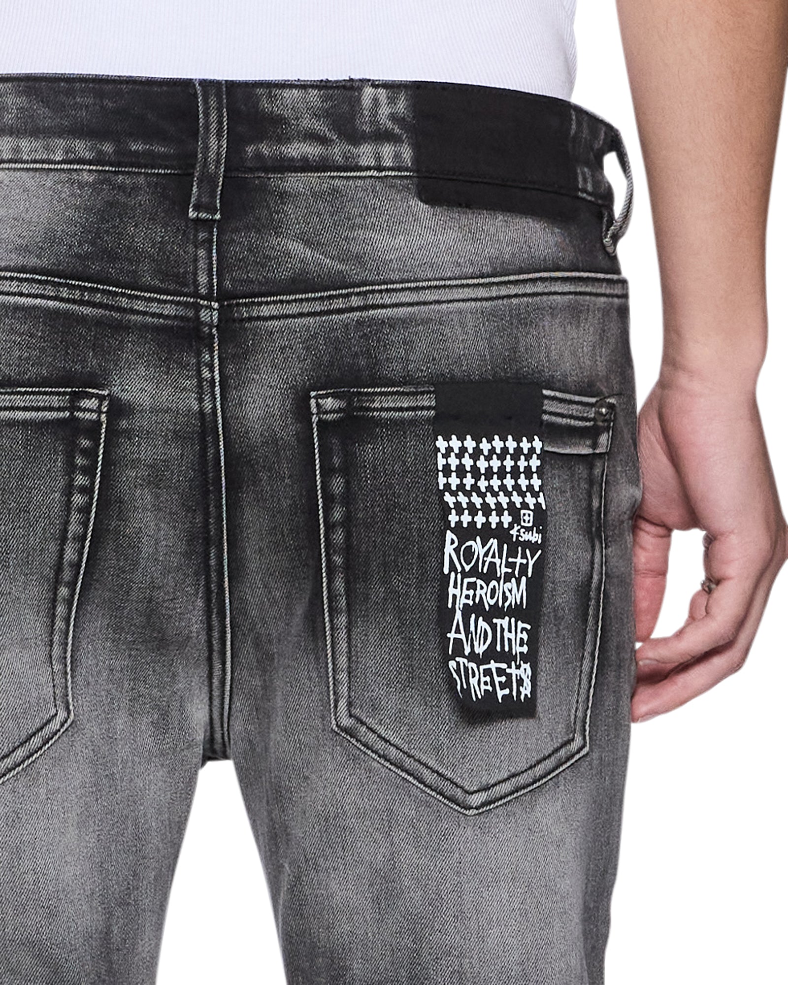 Mens Van Winkle Asher Kings Skinny Denim Jeans | Ksubi ++