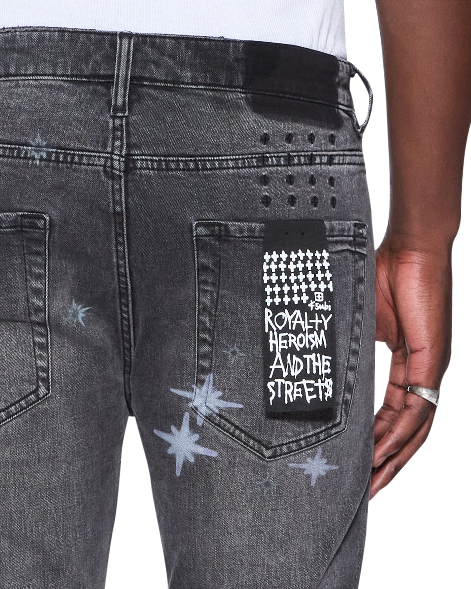 Mens Van Winkle Axl Cherub Skinny Denim Jeans | Ksubi ++