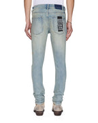 Mens Van Winkle Astral Grid Skinny Denim Jeans - Denim