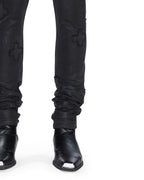 MENS VAN WINKLE BACKSTAGE BLACK KRAFTWERK DENIM JEANS