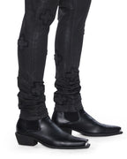 MENS VAN WINKLE BACKSTAGE BLACK KRAFTWERK DENIM JEANS