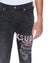 MENS  VAN WINKLE BLAKK METAL SKINNY DENIM JEANS