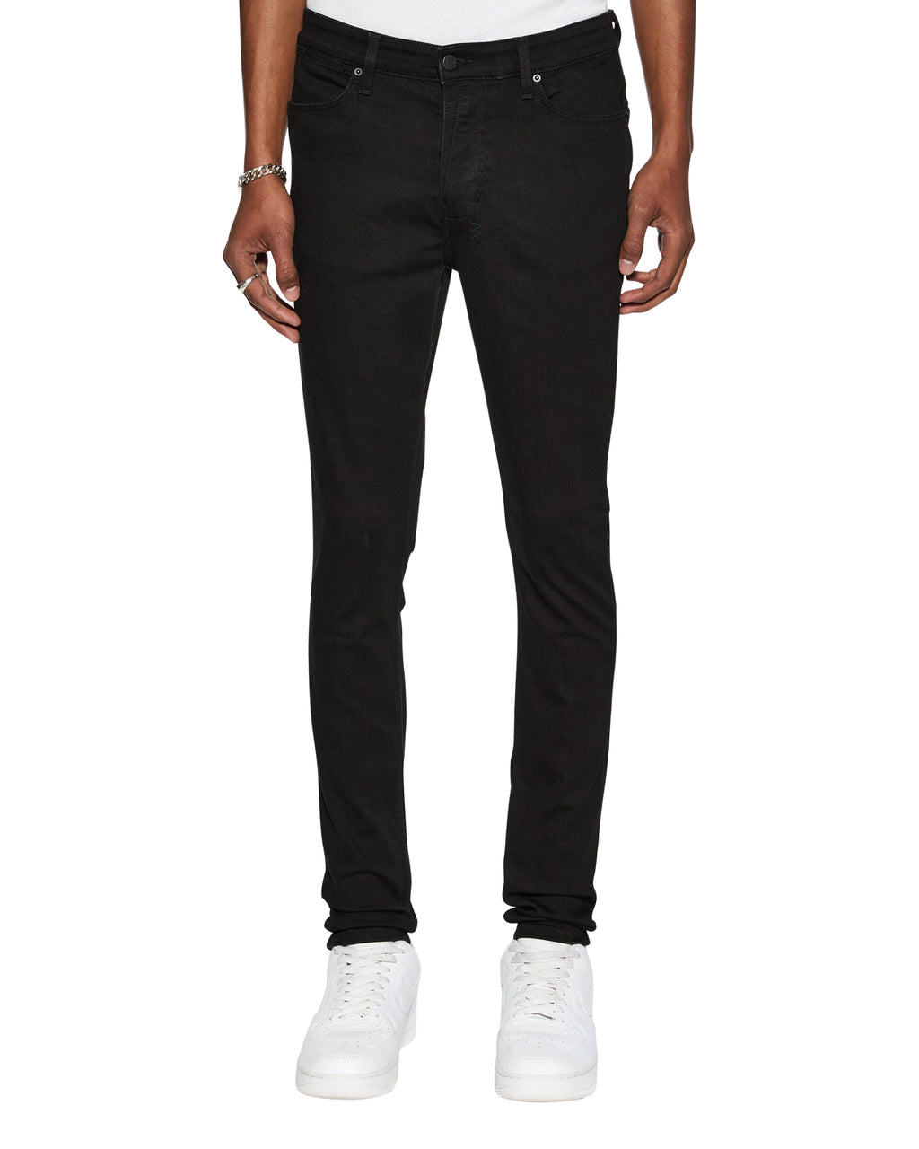 MENS VAN WINKLE BLACK REBEL DENIM JEANS