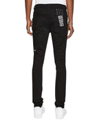 MENS VAN WINKLE BLACK REBEL DENIM JEANS