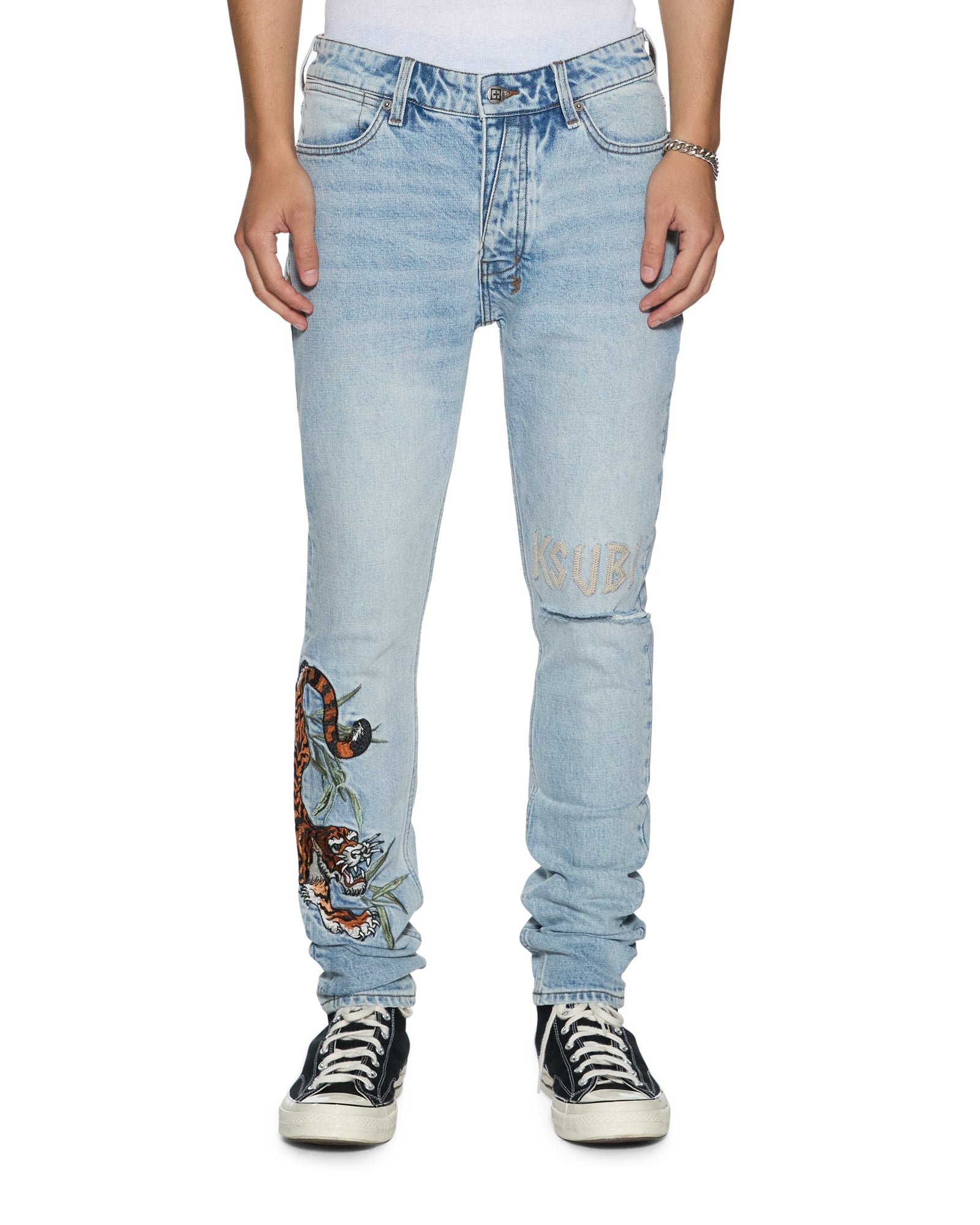 Mens Van Winkle Duke 4eva Skinny Denim Jeans | Ksubi ++