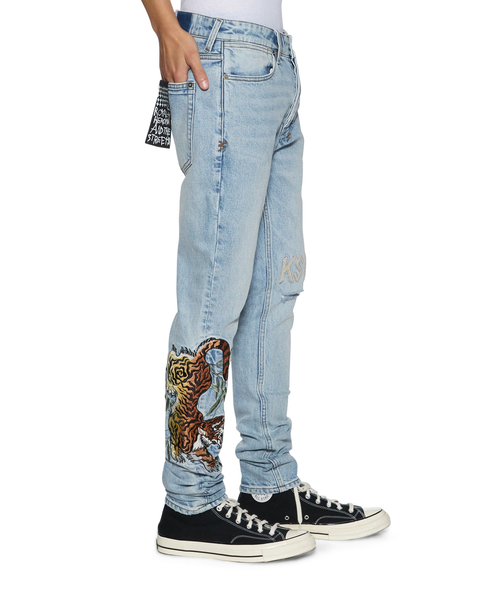 Mens Van Winkle Duke 4eva Skinny Denim Jeans | Ksubi ++