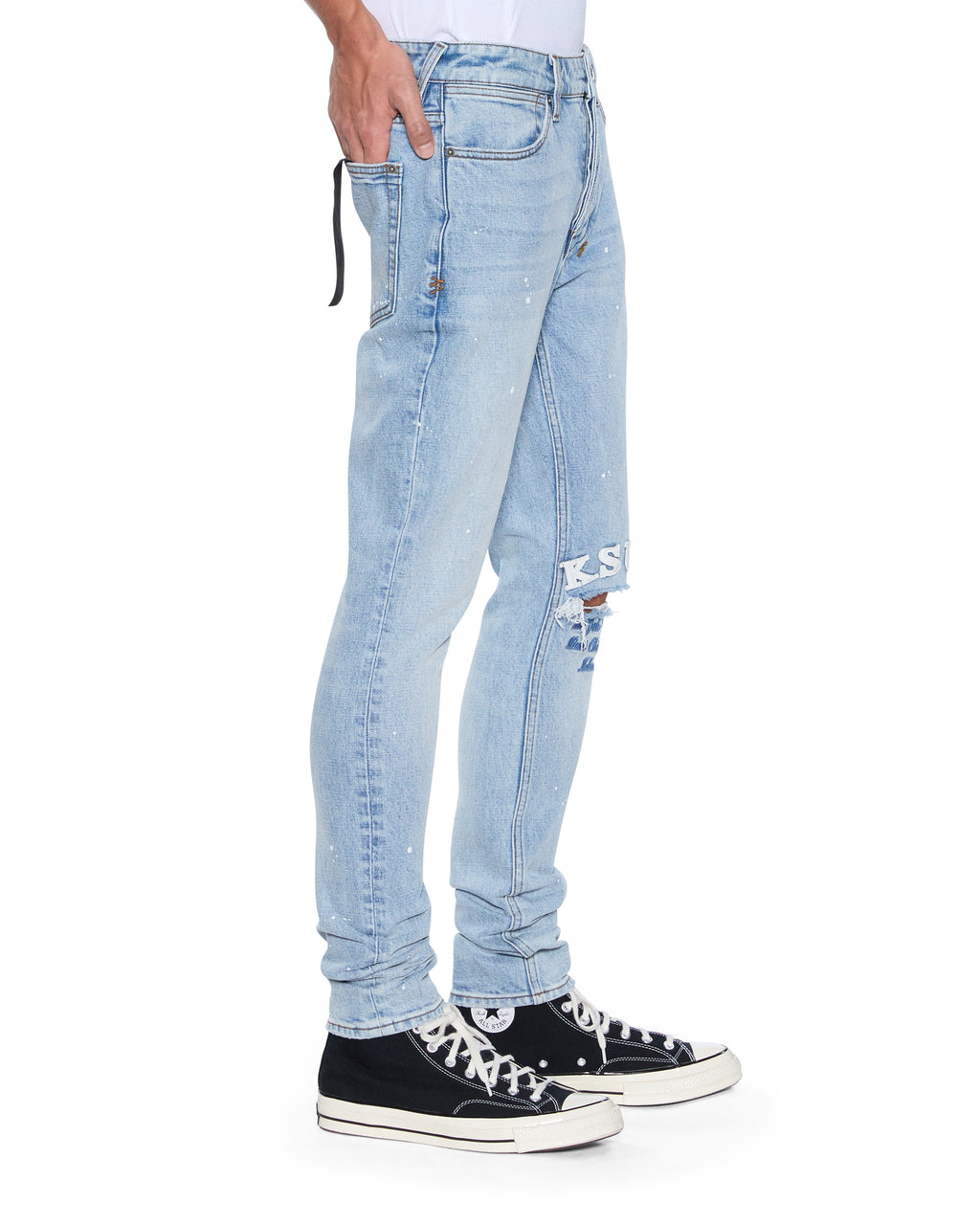 MENS VAN WINKLE DUKE BLUE DENIM JEANS
