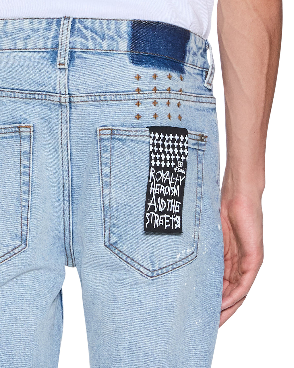 MENS VAN WINKLE DUKE BLUE DENIM JEANS