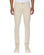 Mens Van Winkle Ecru Playoff Skinny Denim Jeans - Beige