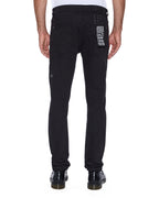 MENS VAN WINKLE JASPER BLACK ARCH DENIM JEANS