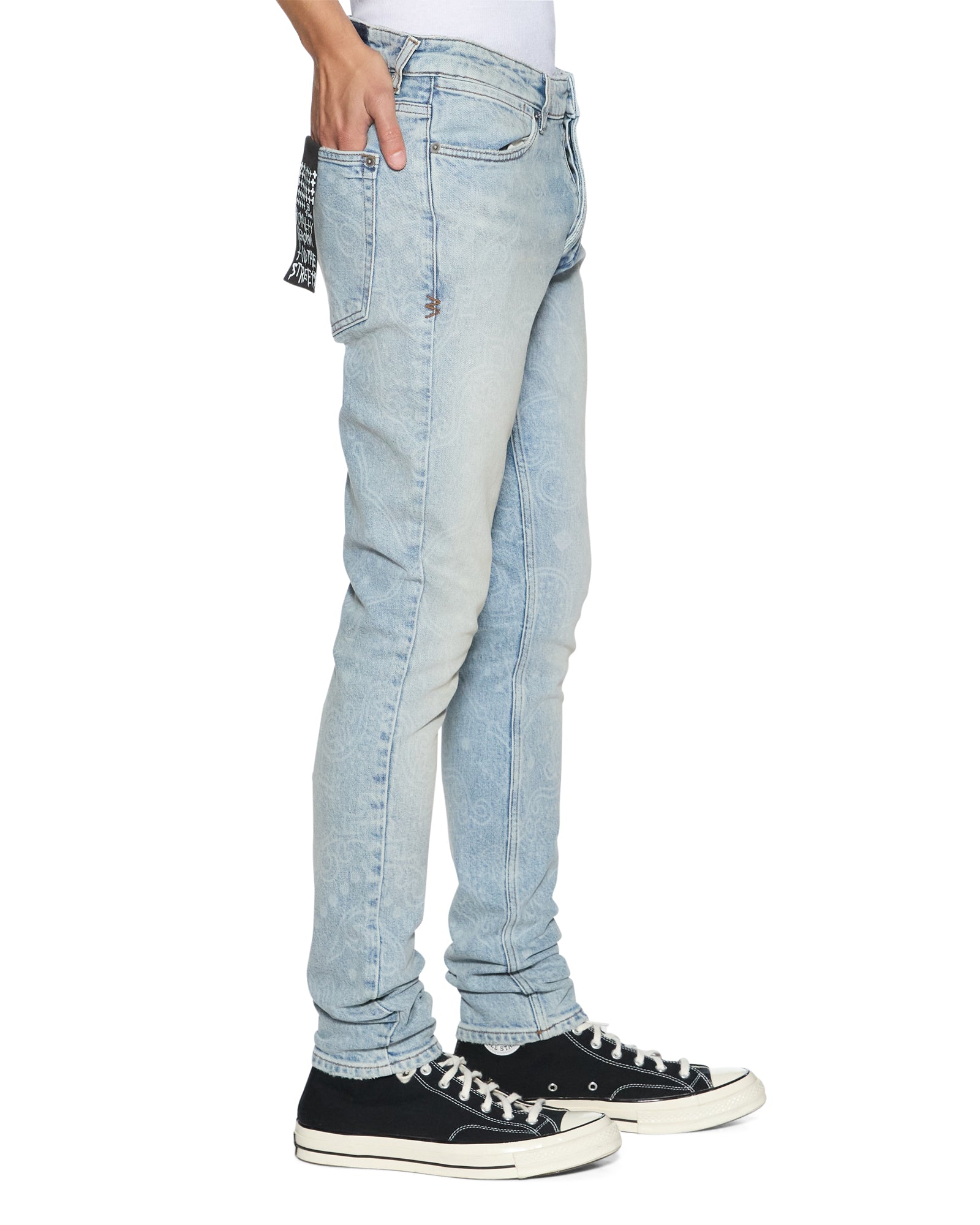 Mens Van Winkle Krystal Paise Skinny Denim Jeans | Ksubi ++