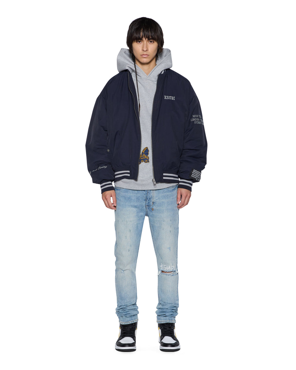 Mens Van Winkle Manhattan 1999 Skinny Denim Jeans - Denim
