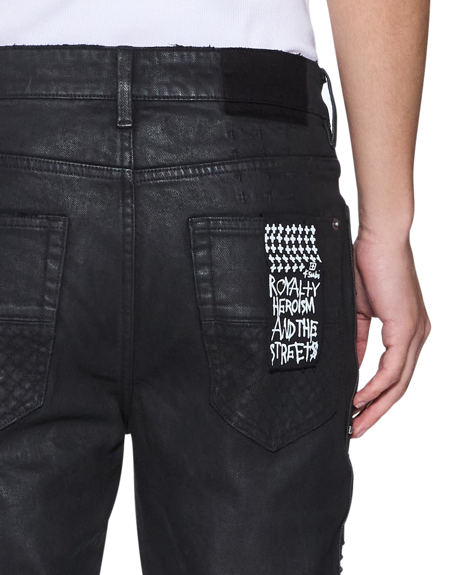 パンツ VALABASAS GUAPI purple brand ksubi 570 Mens Van Winkle Plus Studded Skinny Denim Jeans | Ksubi ++
