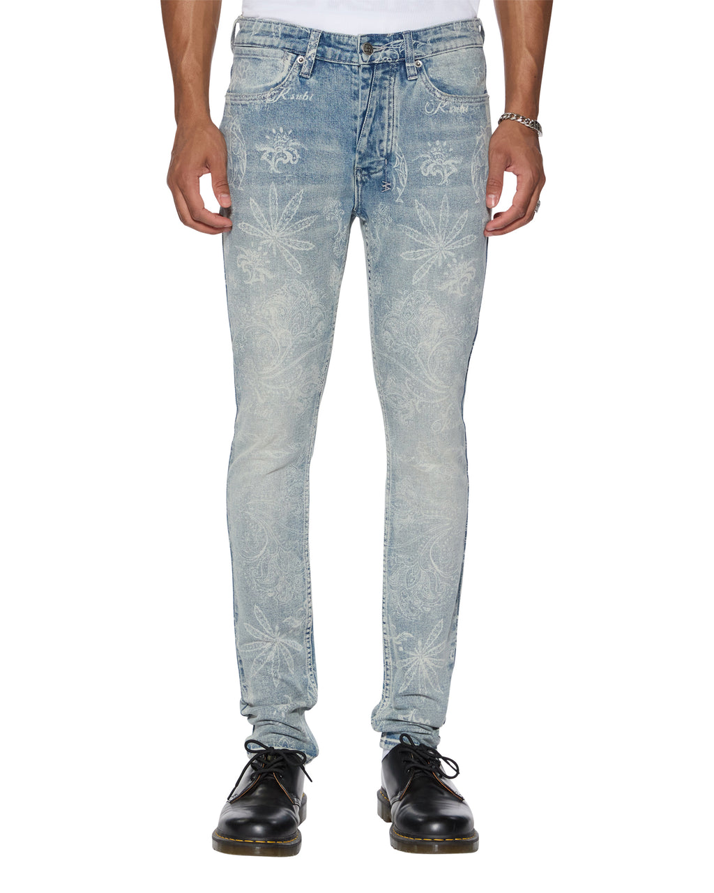 Mens Van Winkle Punk Eternity Skinny Denim Jeans - Denim
