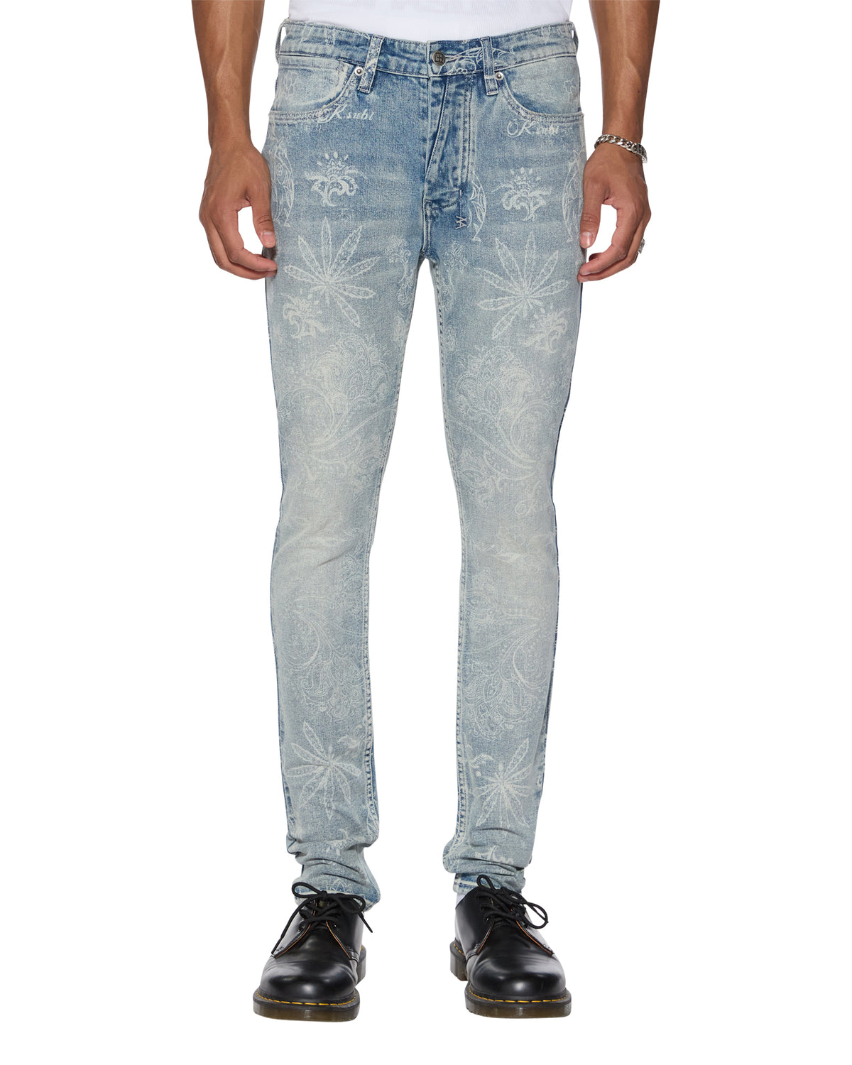Mens Van Winkle Punk Eternity Skinny Denim Jeans - Denim