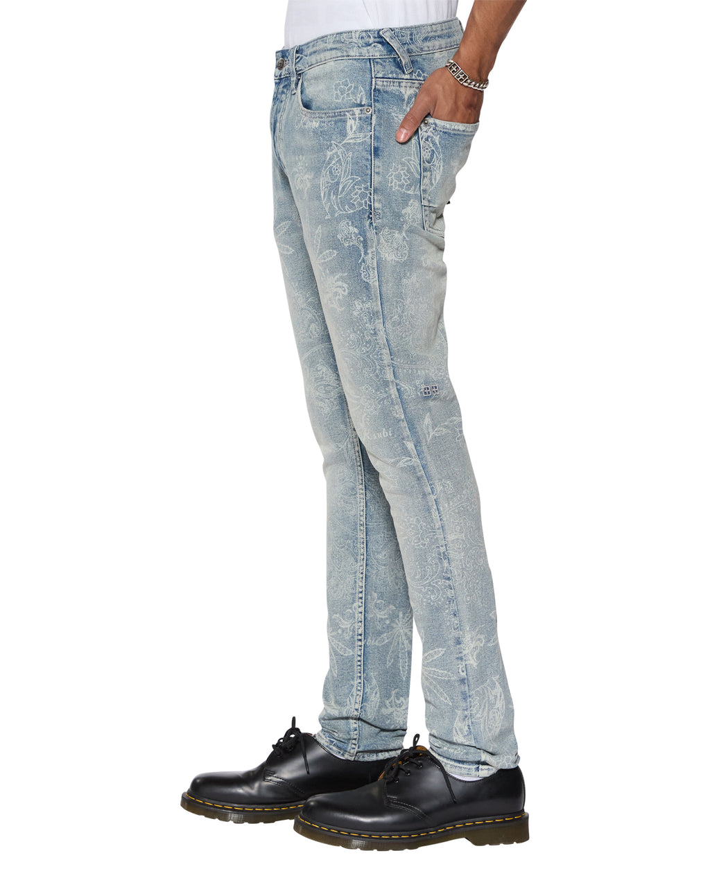 Mens Van Winkle Punk Eternity Skinny Denim Jeans - Denim