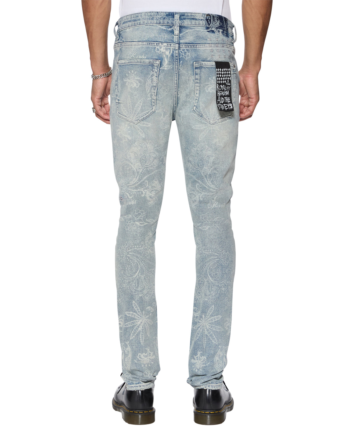 Mens Van Winkle Punk Eternity Skinny Denim Jeans - Denim