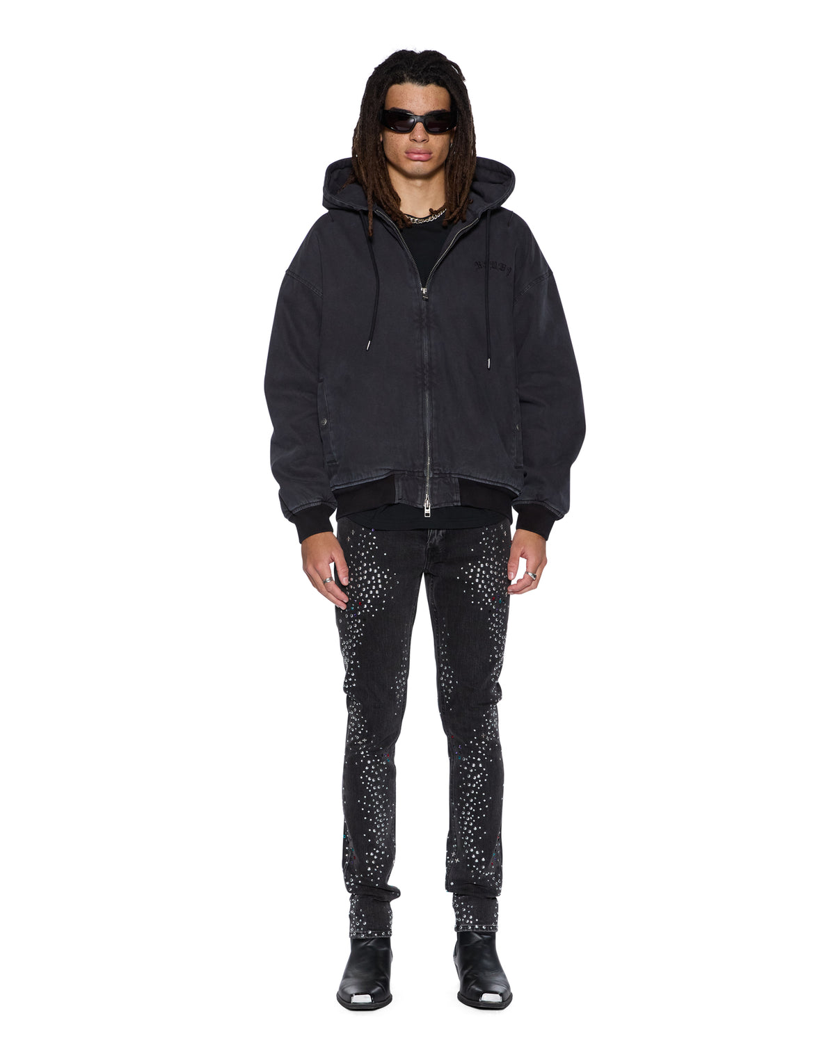 Mens Van Winkle Renaissance Skinny Denim Jeans - Black