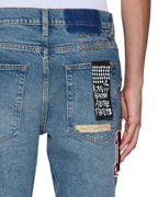 MENS VAN WINKLE RODEO PATCHED DENIM JEANS