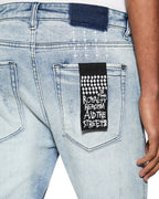 MENS VAN WINKLE TRASHED DREAMS DENIM JEANS