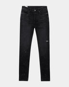 Mens Van Winkle Artist Black Skinny Denim Jeans - Black