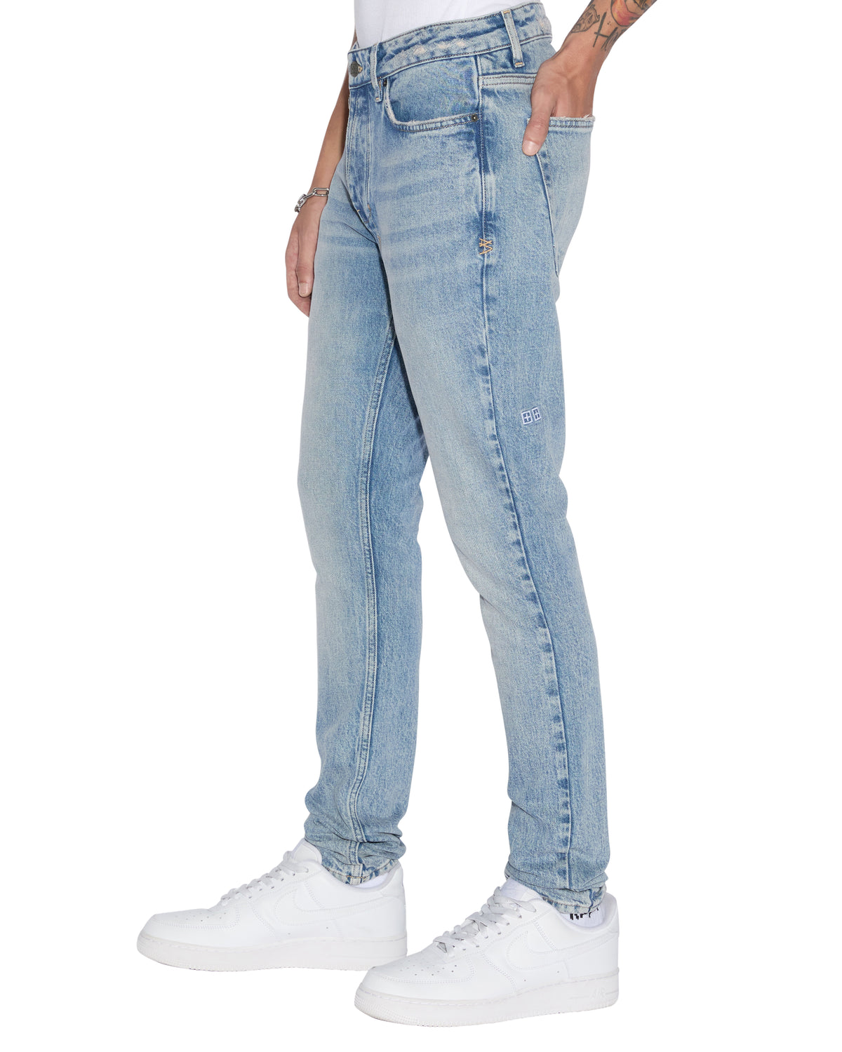 Mens Van Winkle Nu Heritage Skinny Denim Jeans - Denim
