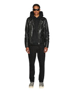 MENS WOLFGANG LAID BLACK DENIM JEANS