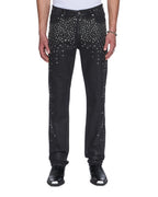 MENS CHITCH BACKSTAGE BLACK METALIK DENIM JEANS