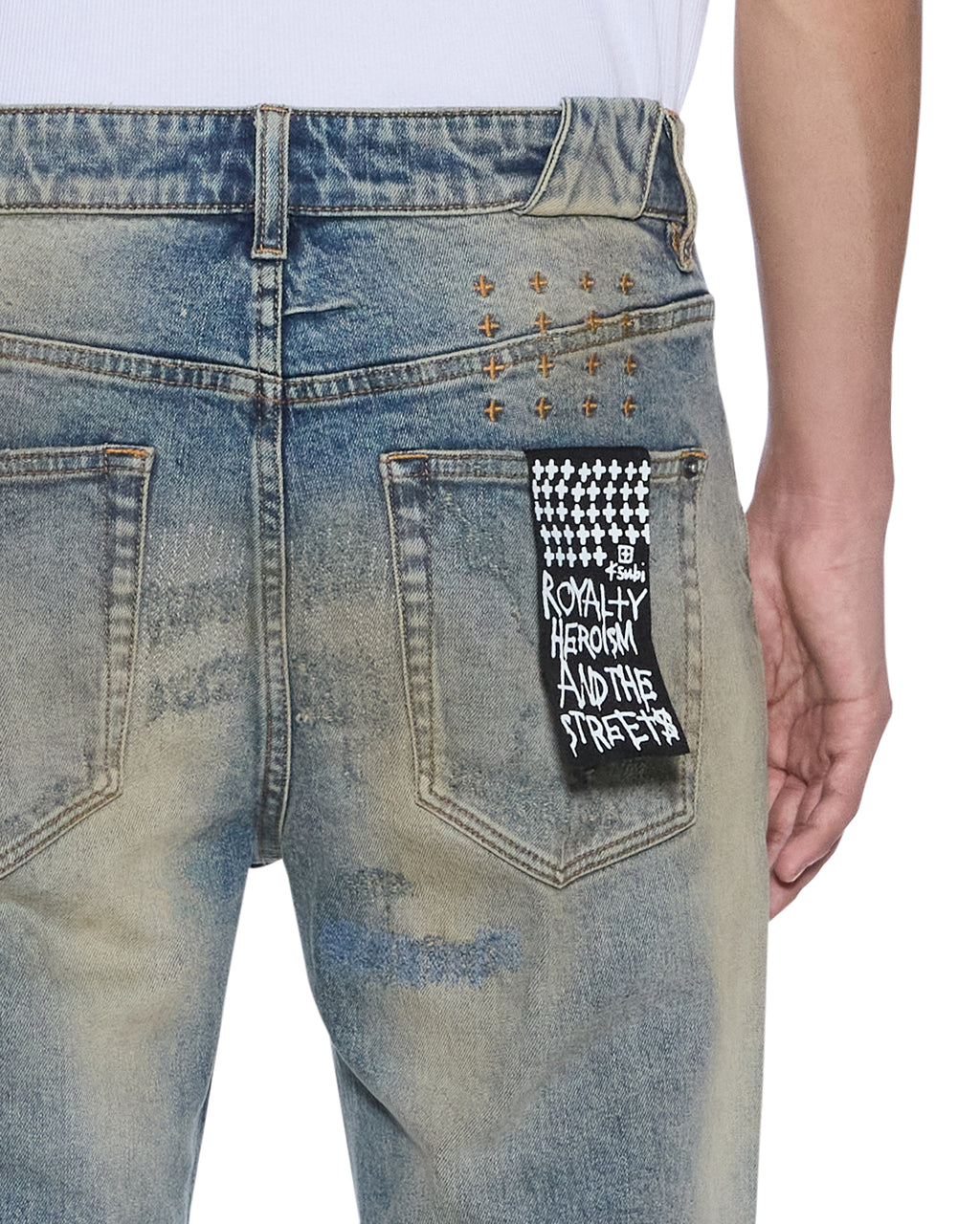 MENS CHITCH BROOKLYN REPAIR DENIM JEANS